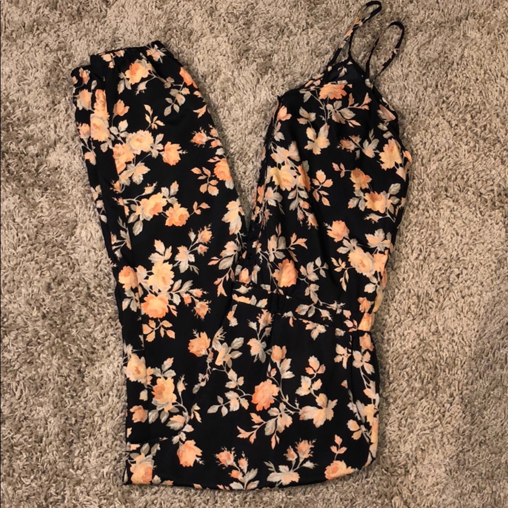 Floral parten jumpsuit